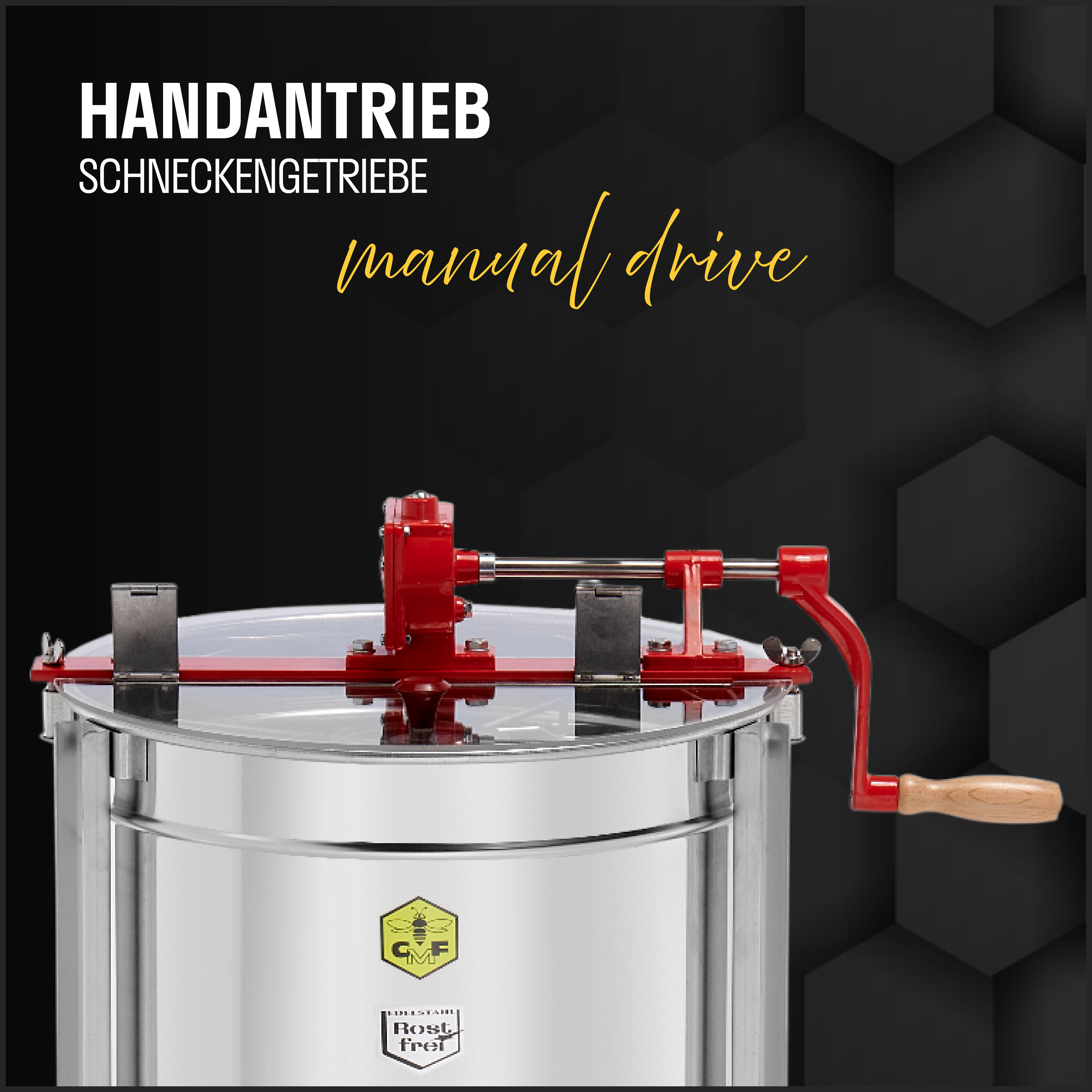 Handantrieb/Schneckengetriebe