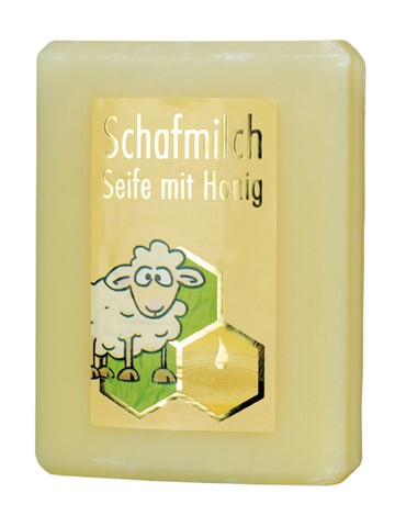 Schafmilch Seife mit Honig 100g Schafmilch Seife mit Honig 100g