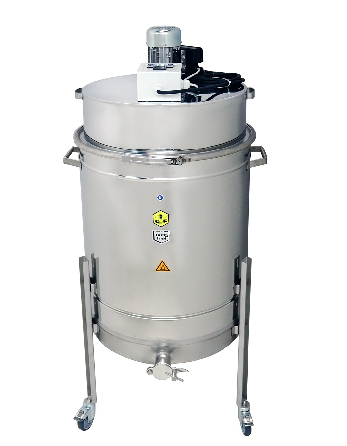 CFM-Mini cappings melter and honey liquefier with legs on wheels