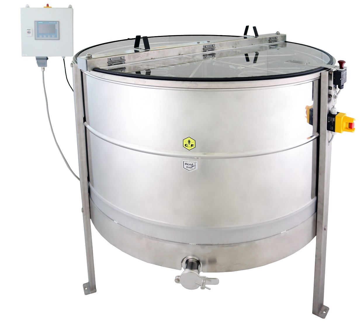 CFM-Selbstwendeschleuder 12-Waben, Ø125cm, 1500W, Unterantrieb mit Vollautomatik