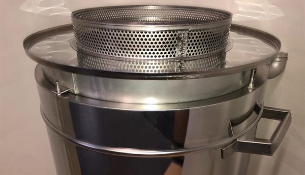 CFM adapter ring for 100 kg stirrer, double-walled and funnel Melitherm Profi and AR