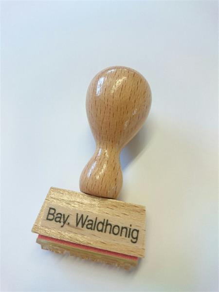 Sortenstempel "Bayrischer Waldhonig"