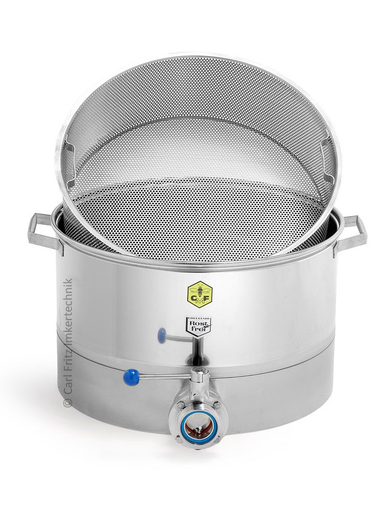 CFM-Pre-strainer without bottom heating with DN 50 disc valve