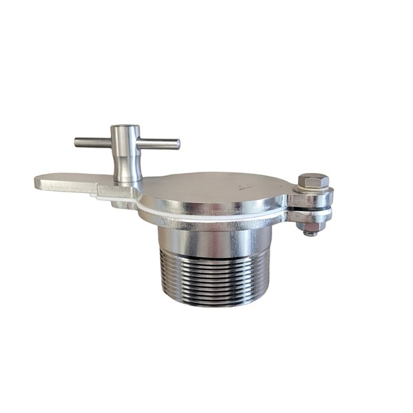 CFM-Valve 2", stainless steel with seal and 2" male thread