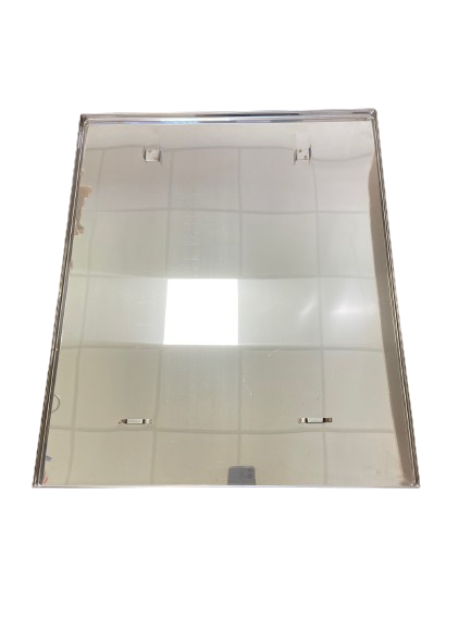 Lid for uncapping tray, stainless steel