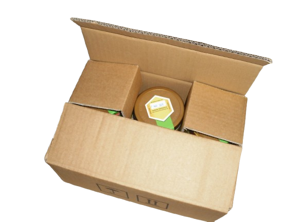 Versandkarton für 6 Gläser 500 g Versandkarton für 6 Gläser 500 g