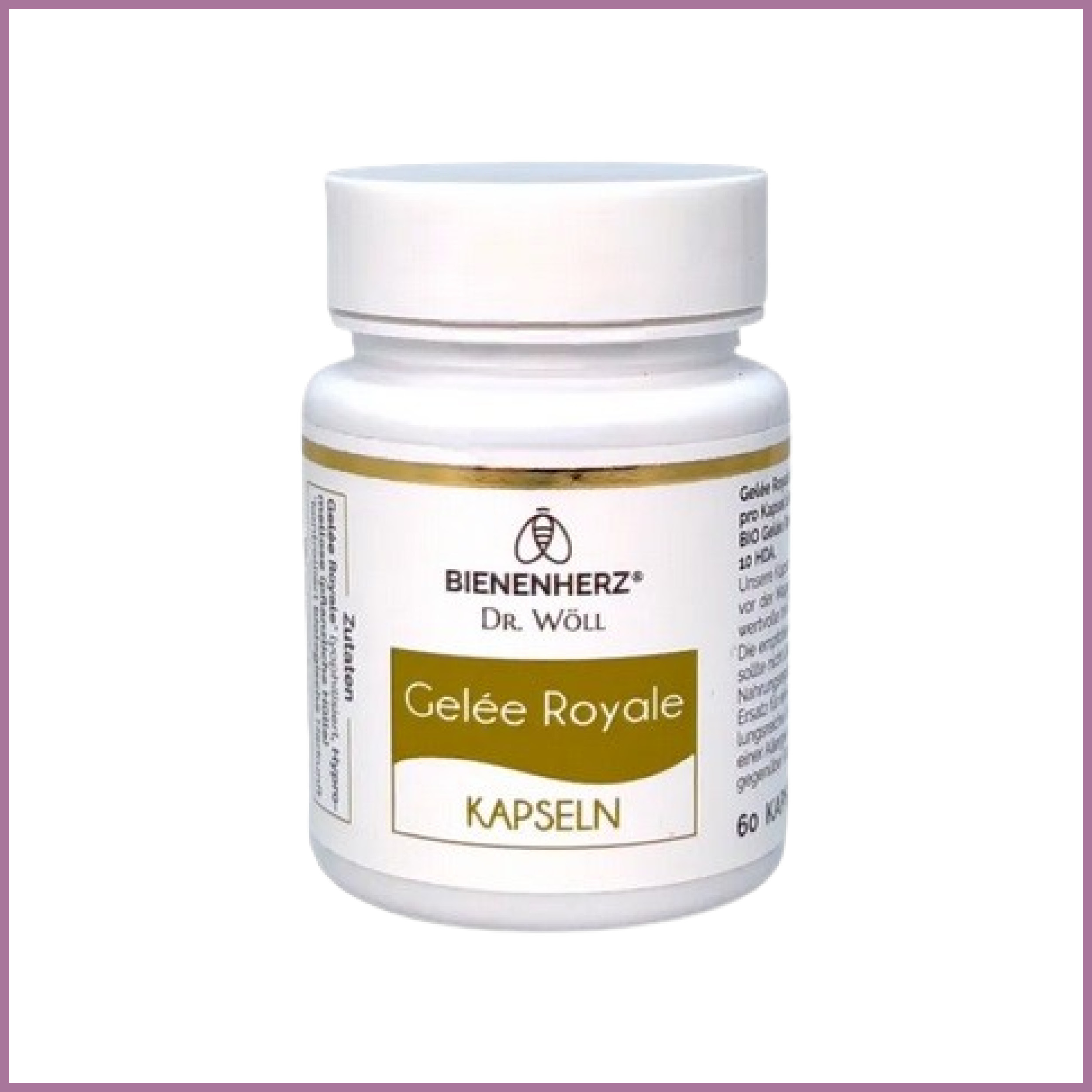 Royal Jelly Capsules (60 pieces) Dr. Wöll
