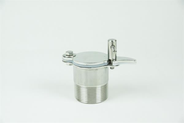 CFM-Honey tap 1 1/2" made of stainless steel with sealing and 1 1/2" male thread CFM-Honey tap 1 1/2" made of stainless steel with sealing and 1 1/2" male thread