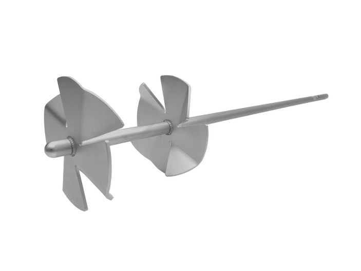 Honey stirring rod made of stainless steel with triangular holder