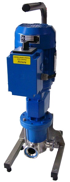 Impeller pump, 1500V, pump output up to 1920 kg/hr, with DN50 hose coupling