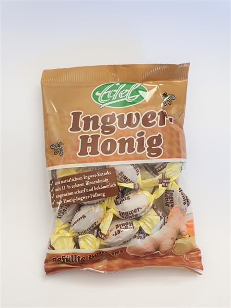 Honey sweets - Ginger, 90 g bag