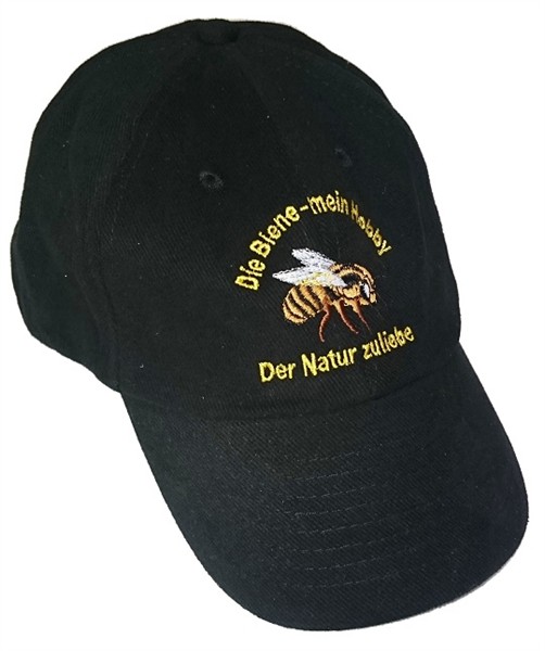 Visor cap for beekeepers, black