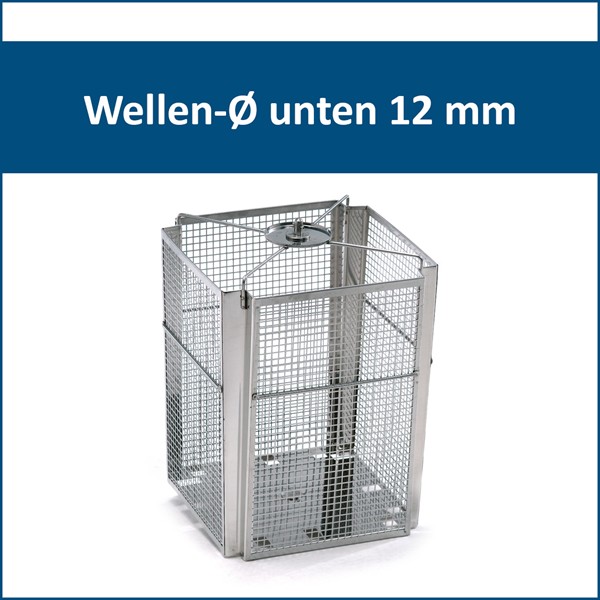4 frame cage for tank Ø 50 cm, shaft bottom Ø 12 mm