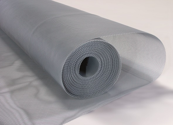 Plastic fabric dark gray