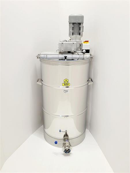 CFM-Honigrühr- und Mischgerät für 300kg mit Motor 550W / 400 V und DN50 Scheibenventil