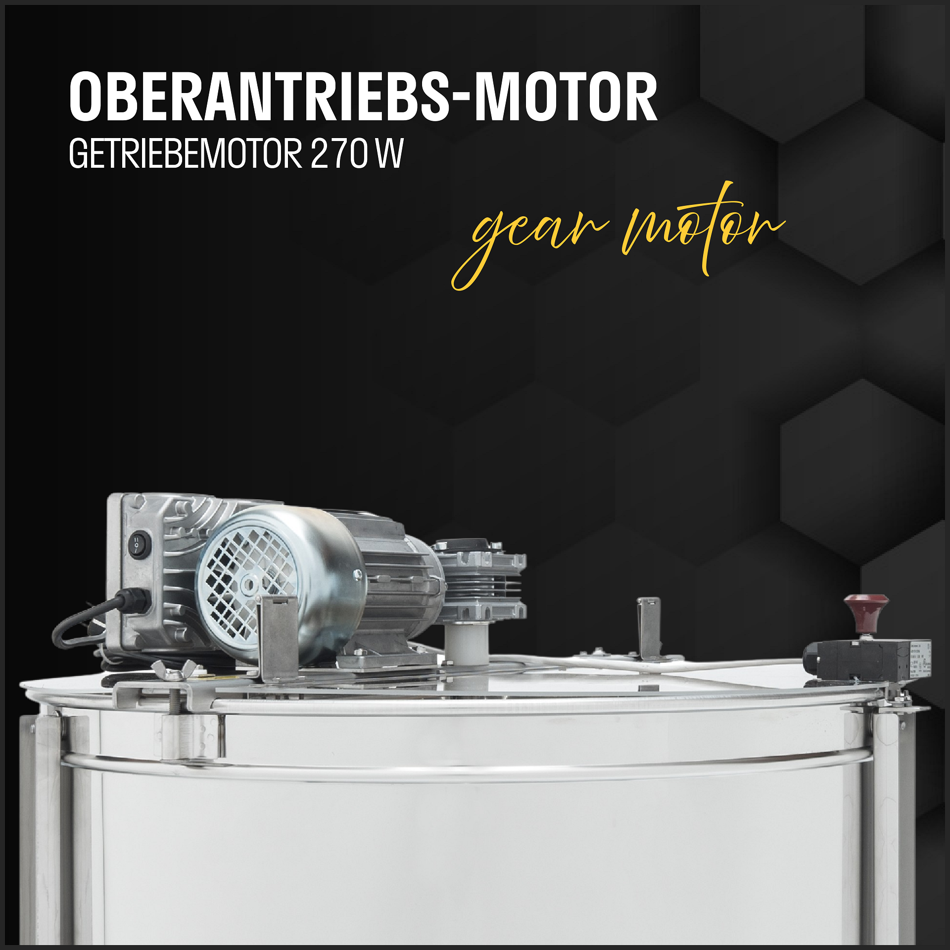 Oberantriebsgetriebemotor 270 W / 230 V (zum Nachrüsten/als Ersatz)