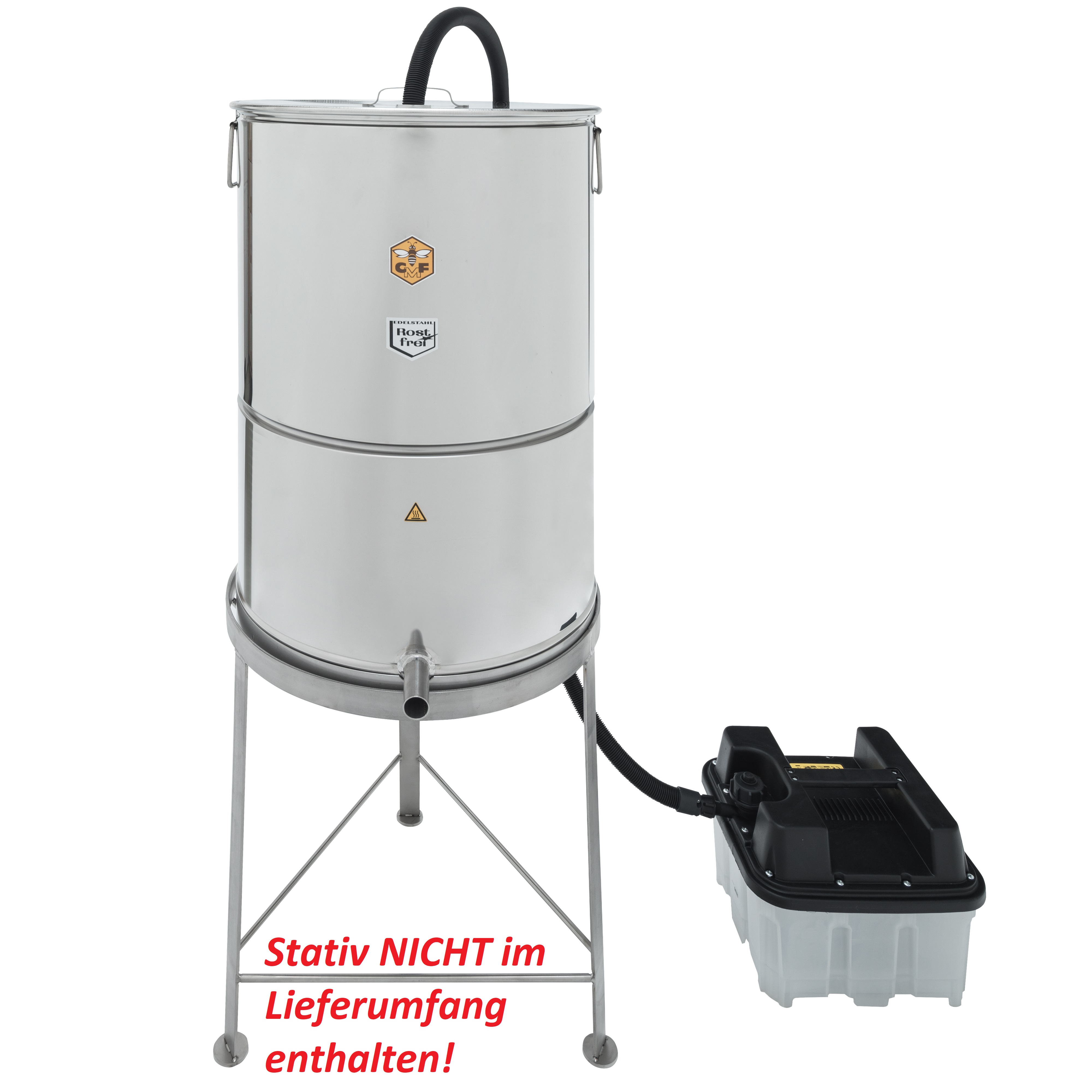 CFM-Mini wax extractor including steam generator