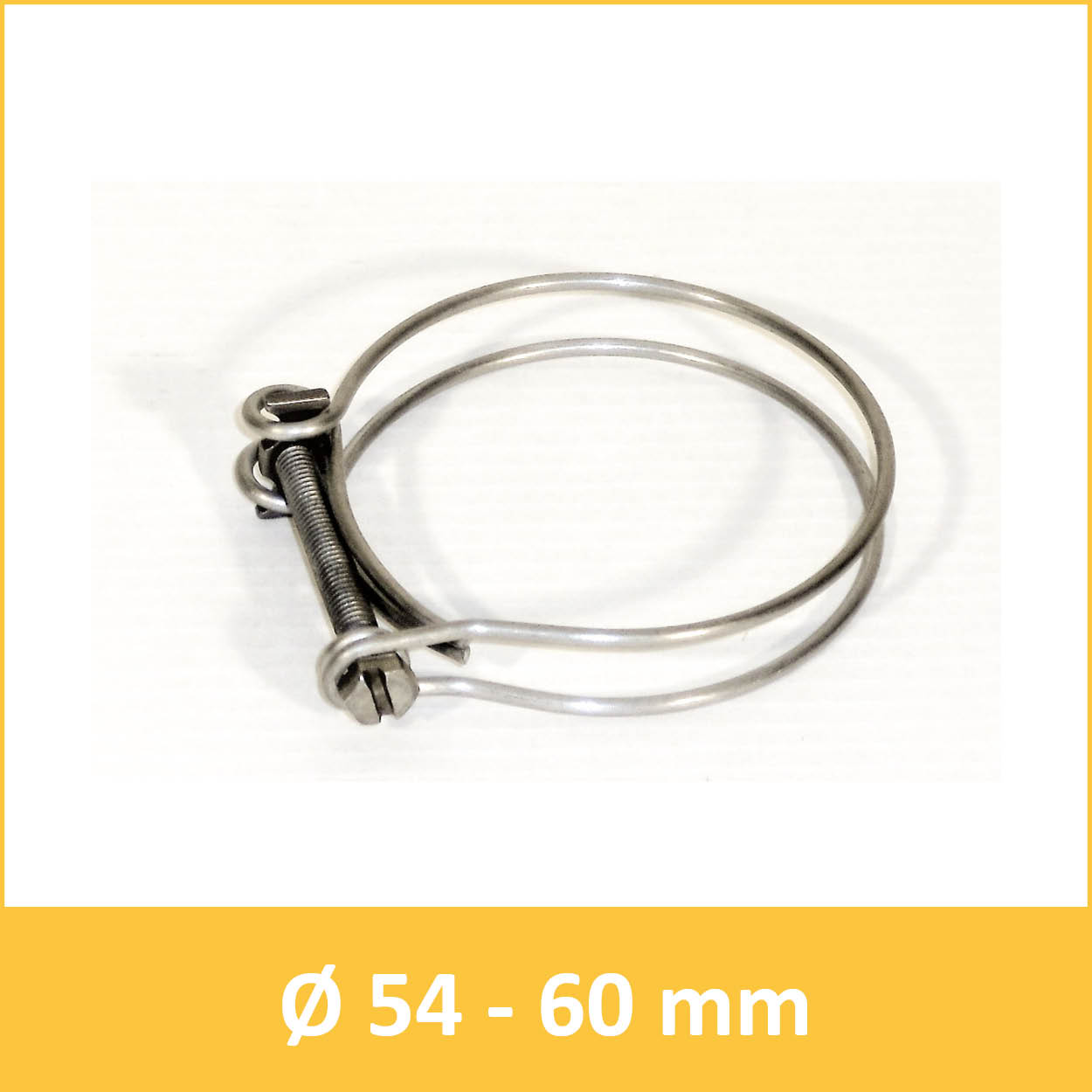 Drahtschlauchschelle Ø55-60 mm für Schlauch DN50