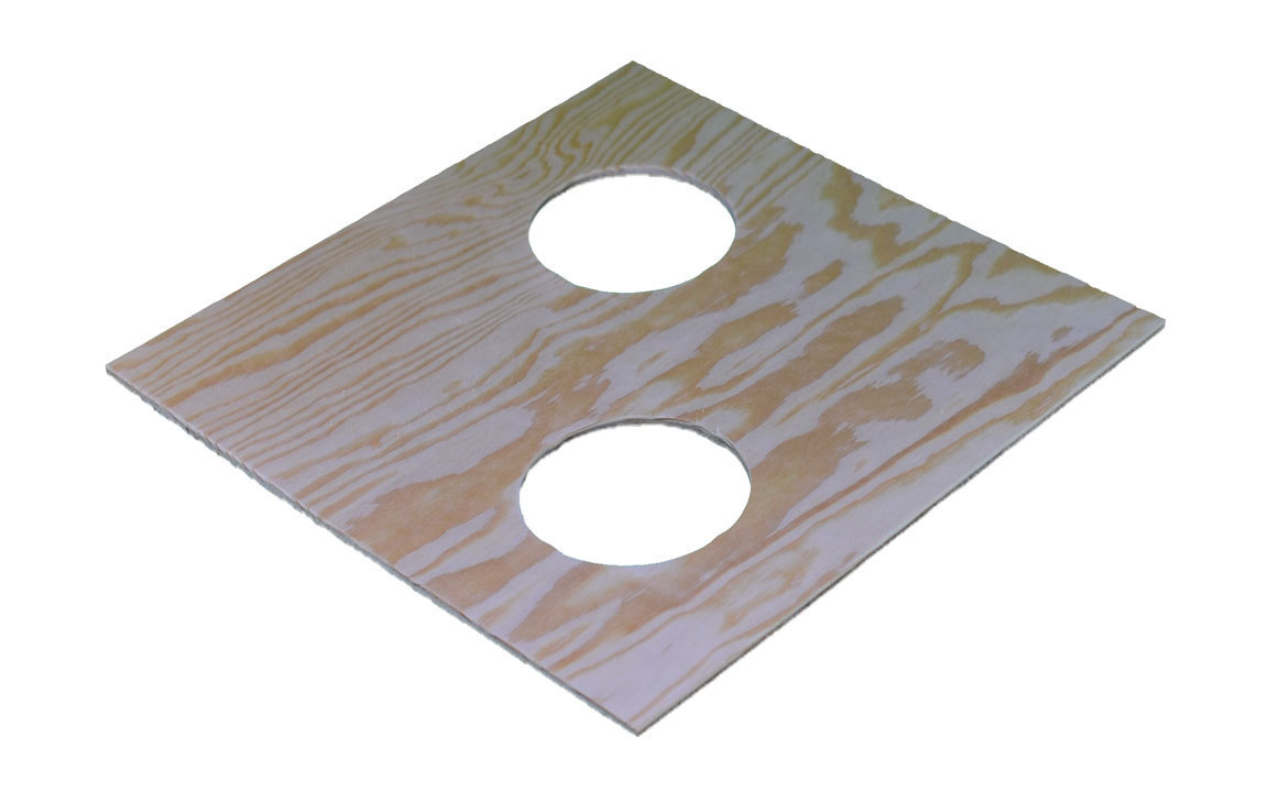 Zander Einfachbeute PUR Clearer board made of wood