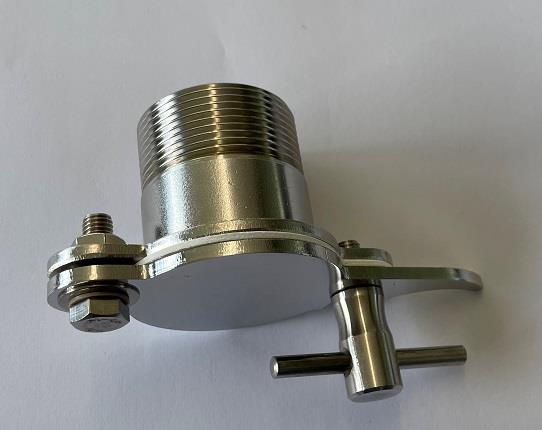 CFM-Honey tap 1 1/2" made of stainless steel with sealing and 1 1/2" male thread