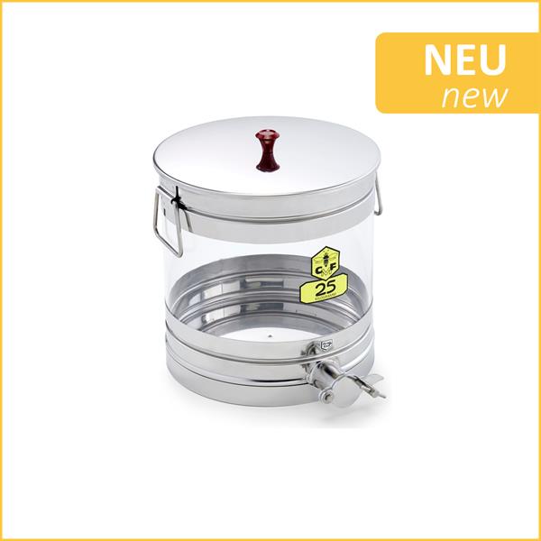 CFM plexi glass honey tank 25 kg (lid without locks)