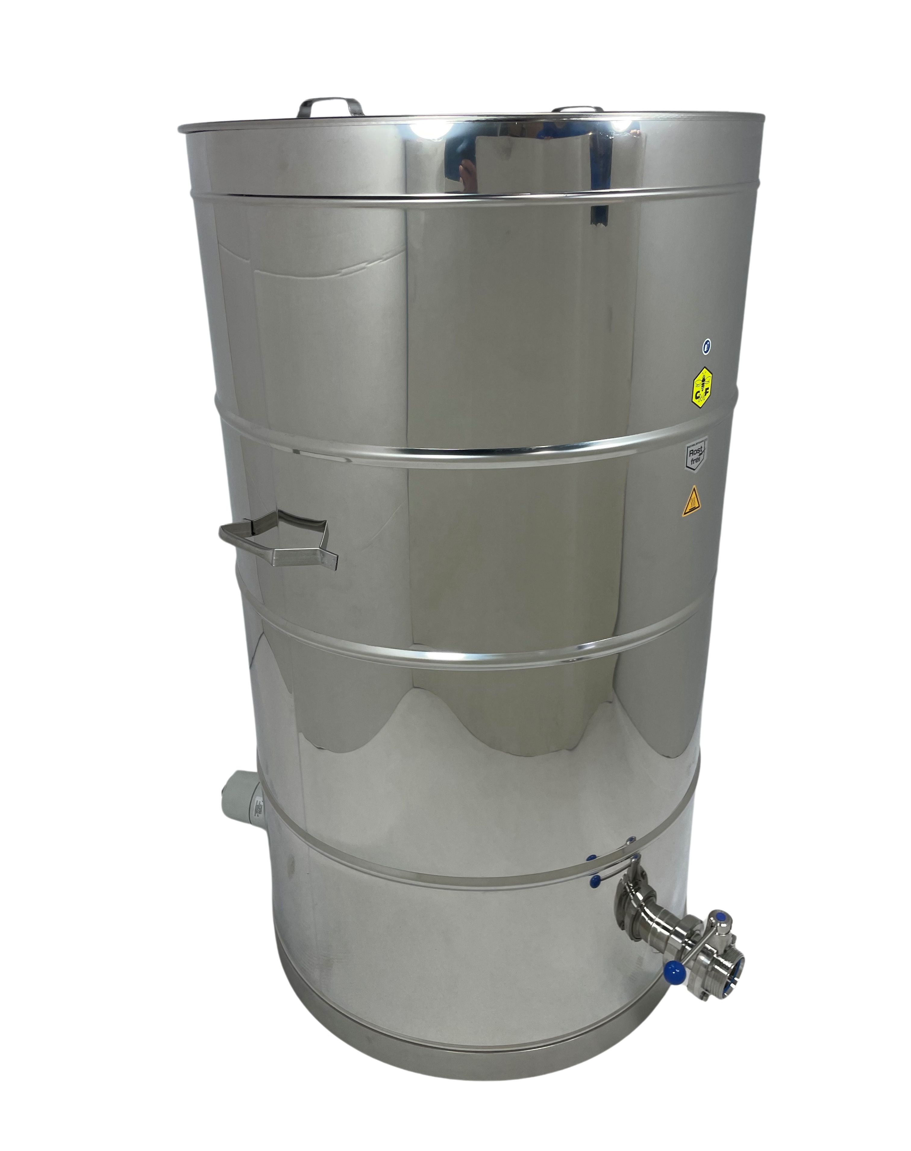 CFM-Honey tank 600 kg double walled, loose lid
