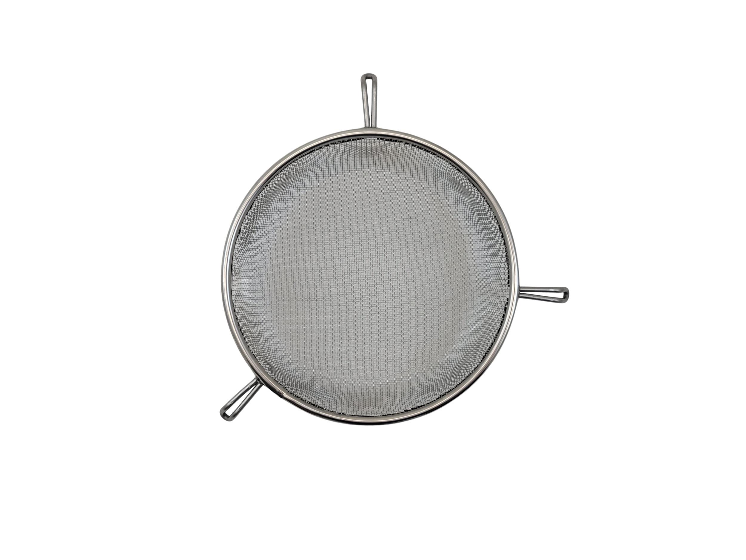 Stainless steel coarse strainer Ø 25 cm with three support brackets