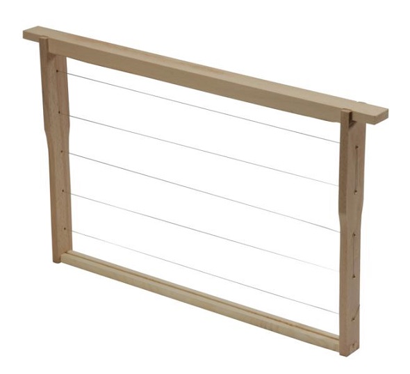 Frames Zander Dadant with "Hoffmann" side bar, assembled