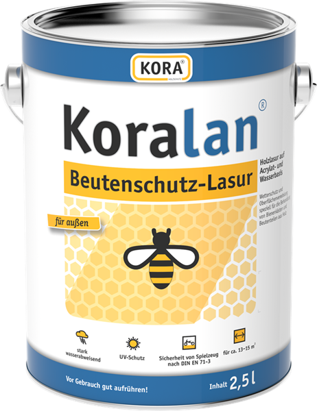 Koralan® Beutenschutz-Lasur Kiefer 2,5 Ltr.