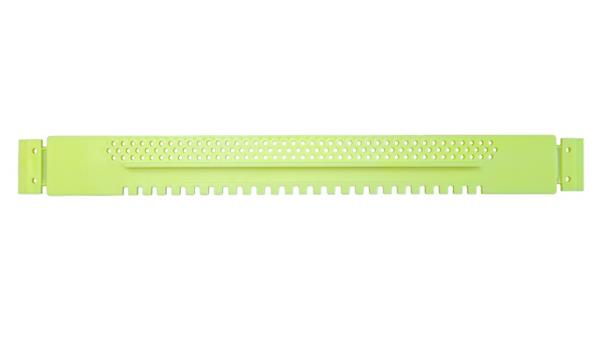 Plastic flight hole slidegate drones, neon yellow