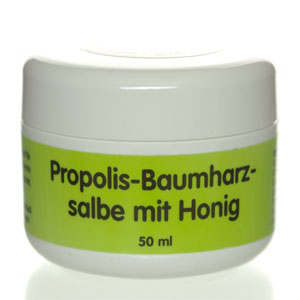 Propolis-tree gum unction with honey