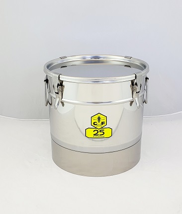 CFM-Lagerbehälter 25 kg (4 Spannverschlüsse)