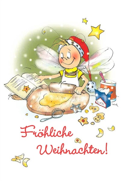 Klappkarte "Fröhliche Weihnachten"