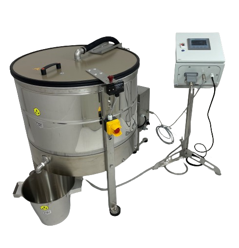 CFM-Wax extractor Ø 77cm with 370W motor drive underneath