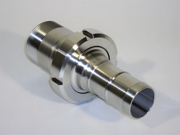 Hose coupling 2" external thread / DN 50 dairy thread / DN 40 hose nozzle