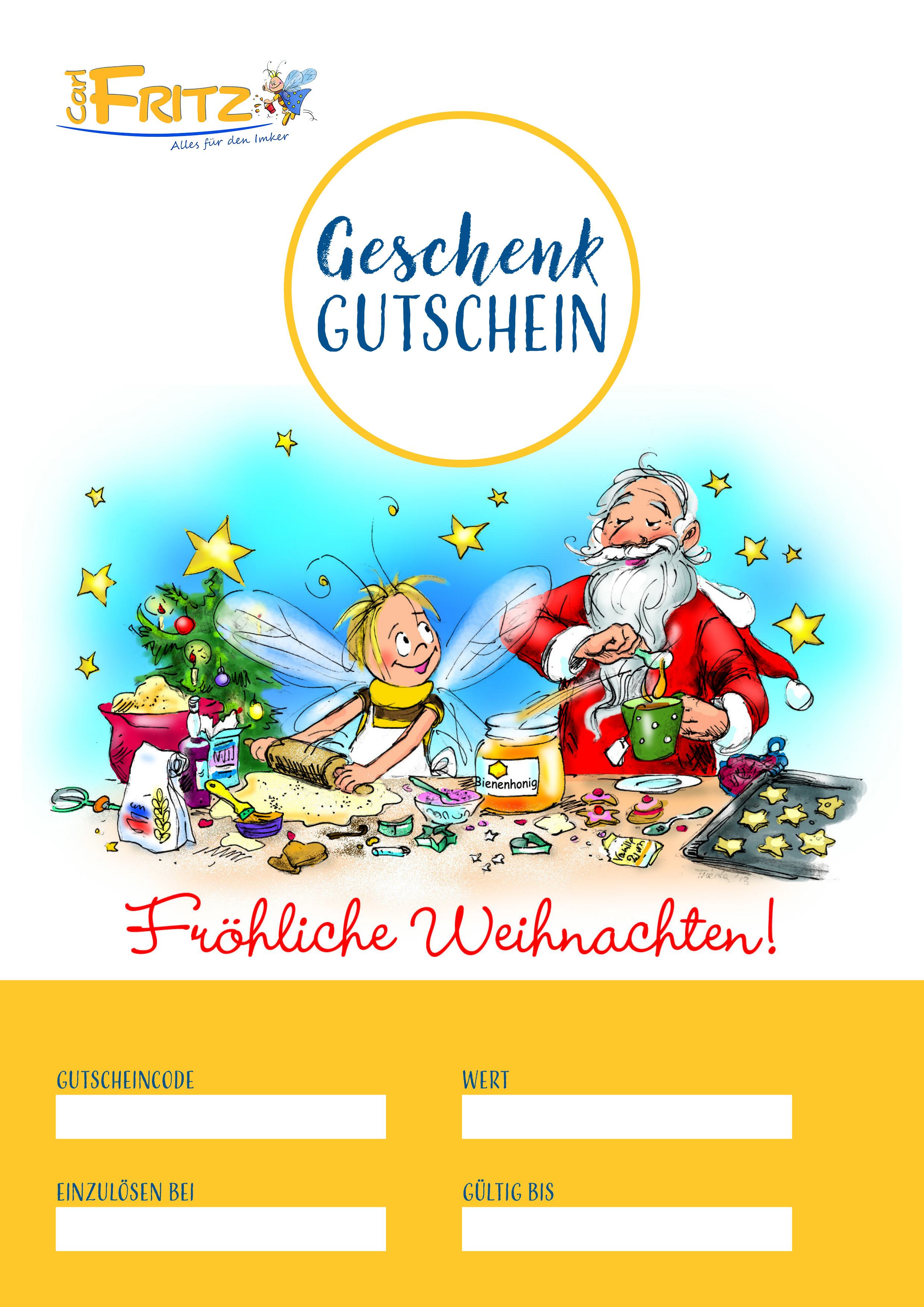 Gutscheinvorlage Nikolaus