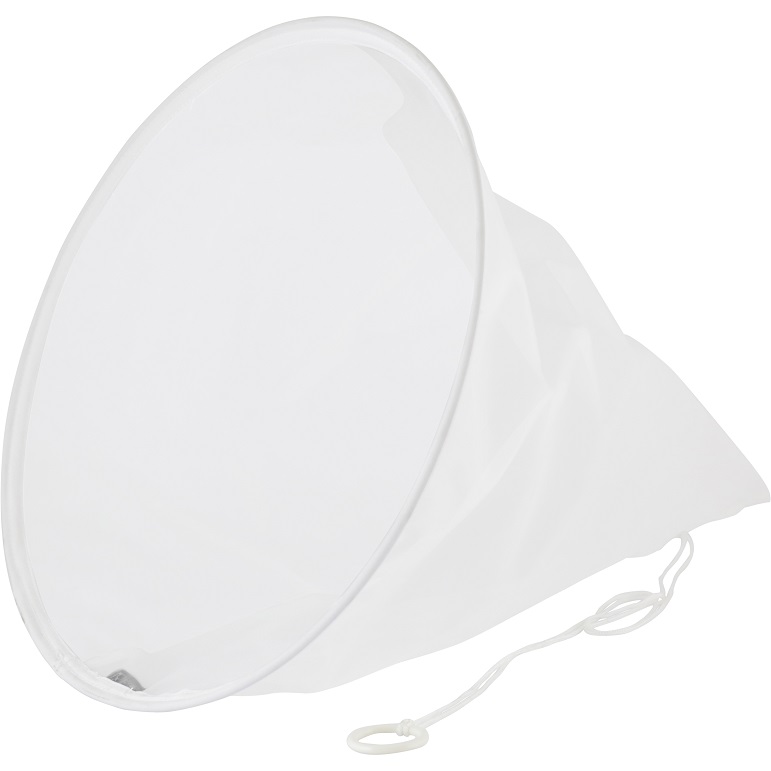 Conical nylon strainer, xxfine, Ø 45 cm, (approx. 60 cm)