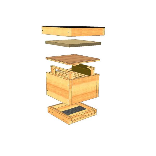 Mini Plus Beute (Holz): komplett Mini Plus Beute (Holz): komplett