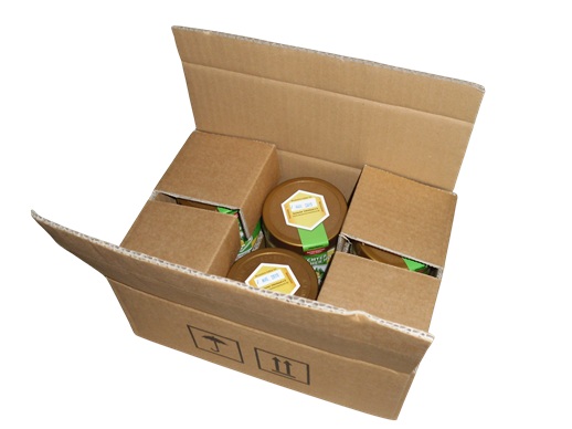 Package for 6 honey jars 500g