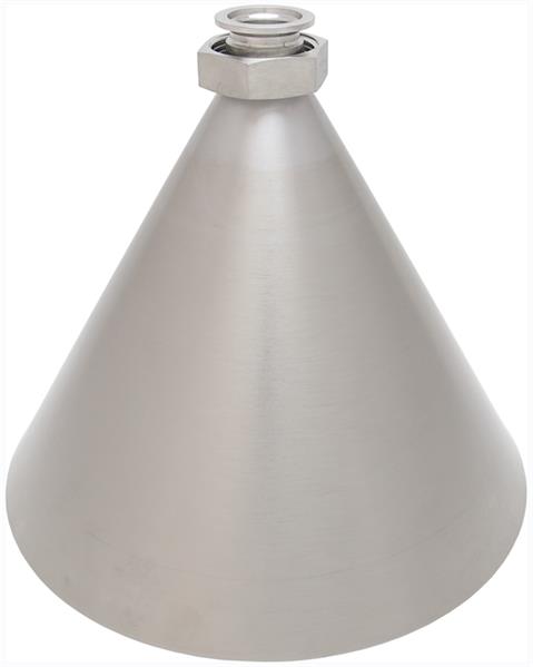 Hopper 10 litre incl. welding socket and nut BS 1,5''