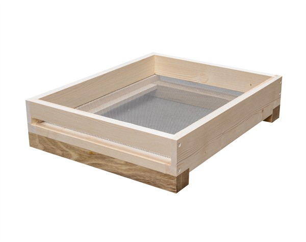 Zander Liebig Boden mit Edelstahl-Streckmetall Zander Liebig Boden mit Edelstahl-Streckmetall