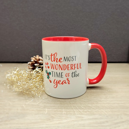 Keramik Tasse "Wonderful Time"
