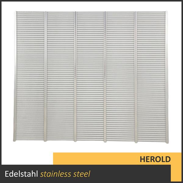 Edelstahl-Absperrgitter Herold 403 x 475 mm