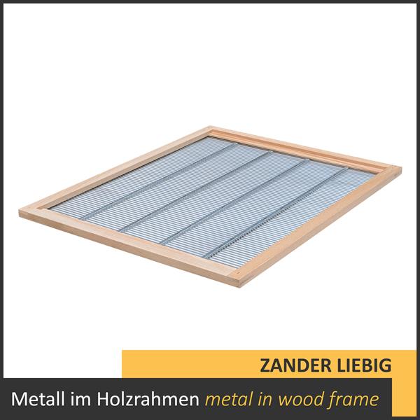 Metall-Absperrgitter mit Holzrahmen Zander Liebig 420 x 520 mm