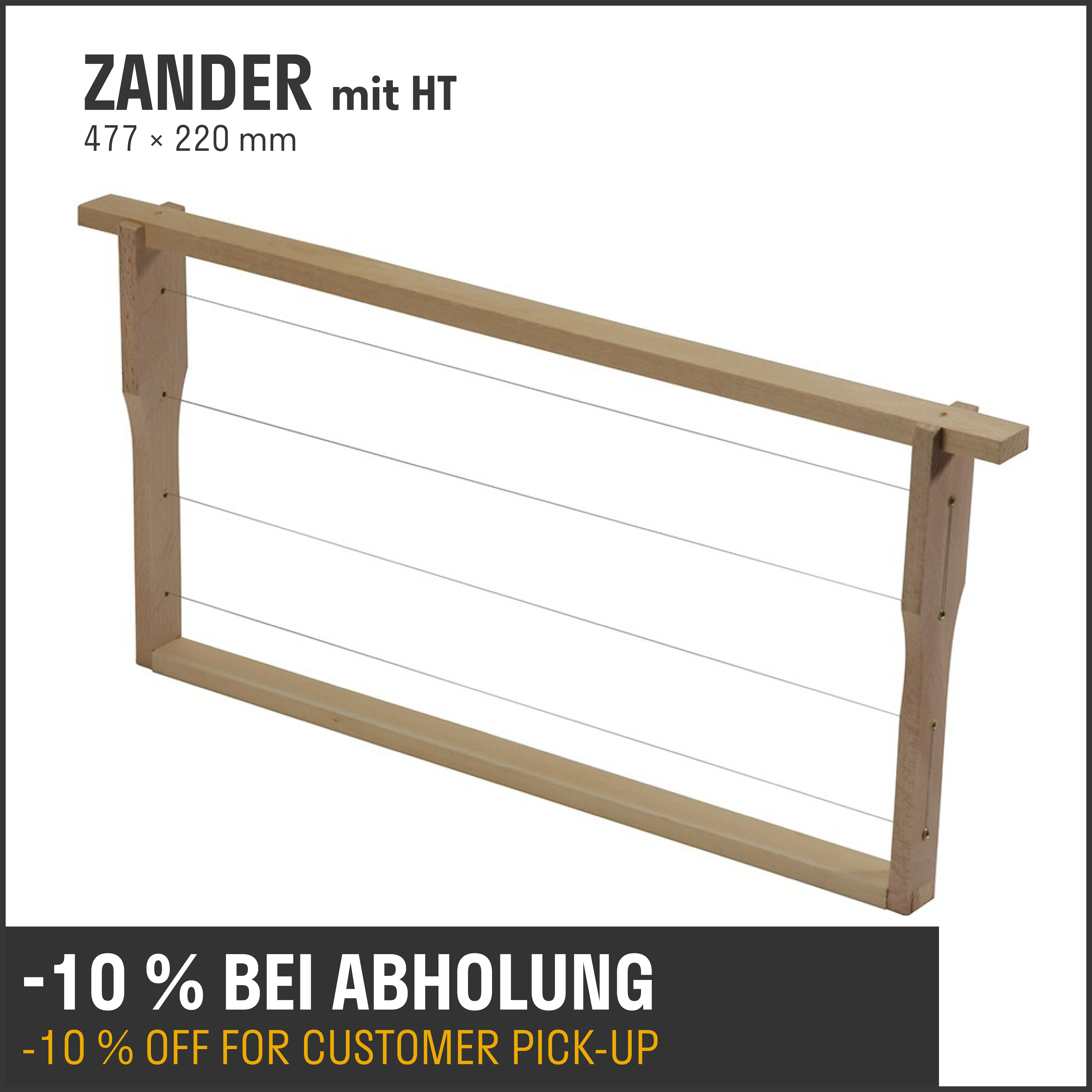 Rähmchen Zander mit HT