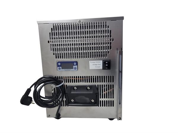 Water cooling system incl. circulation pump and digital temperature control
