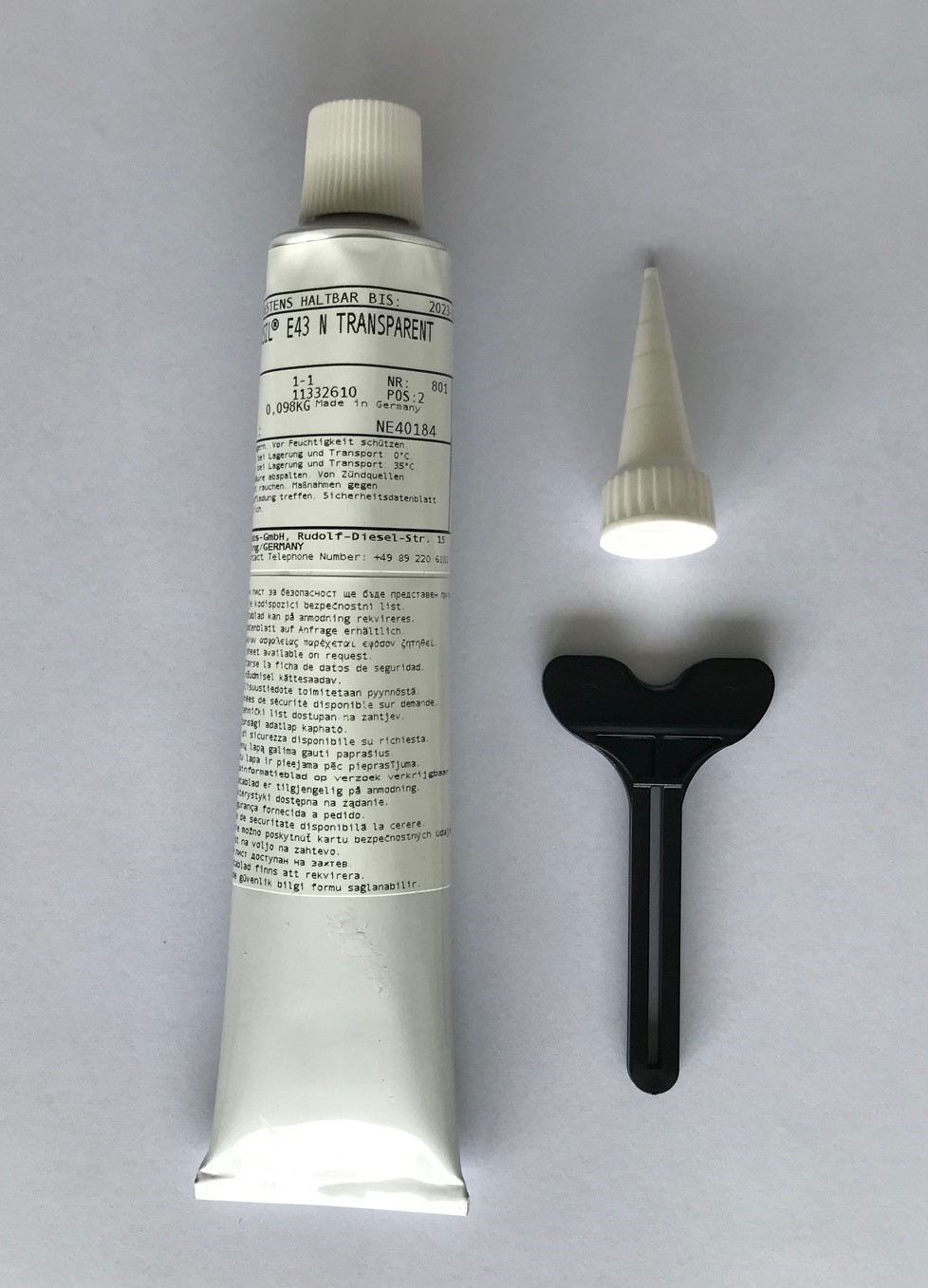 Silikonkleber Tube 90ml - lebensmittelecht