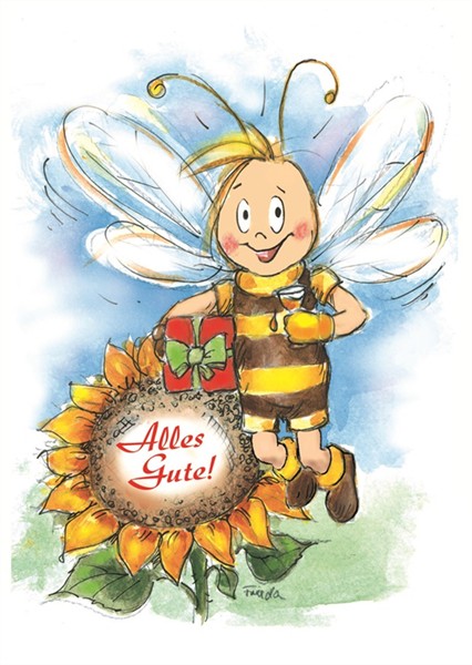 Postcard "Alles Gute"