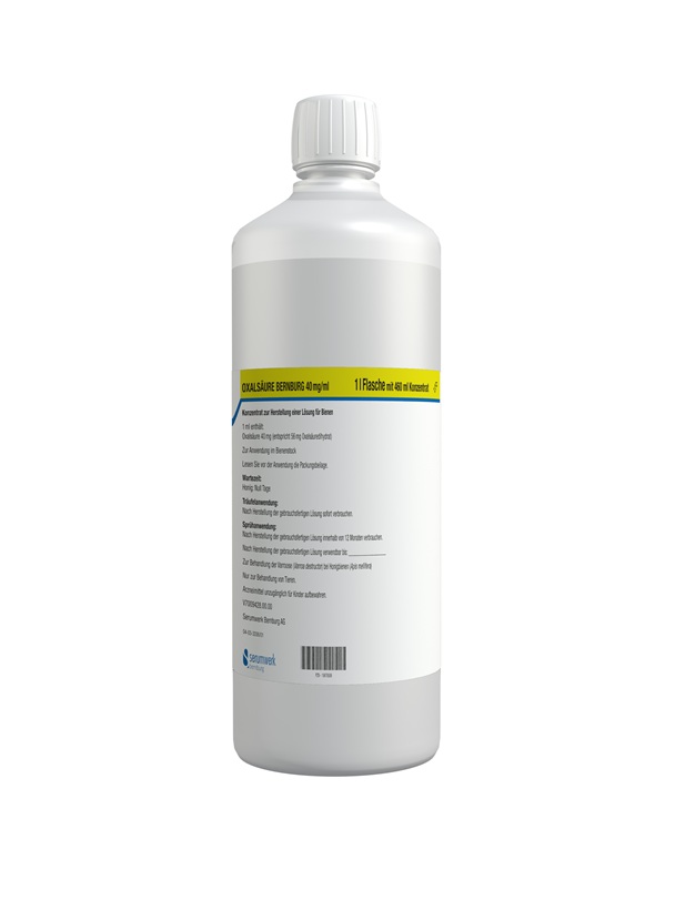 1 x 1000 ml Oxalsäuredihydrat-Lösung 3,5 % (m/V) ad us. vet.