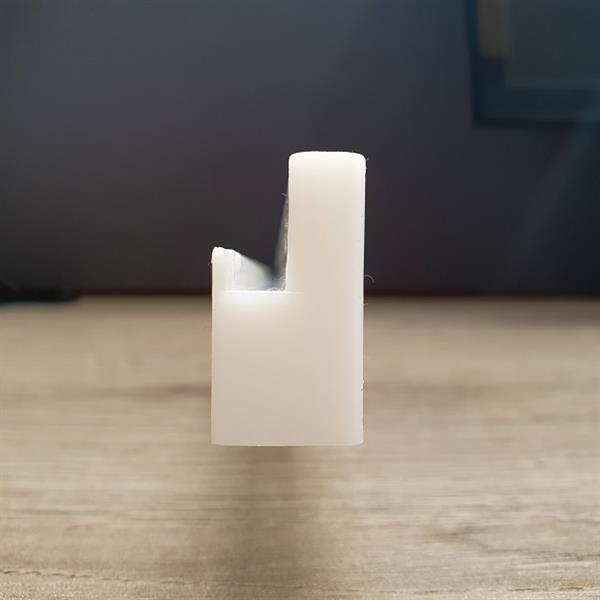 Segeberger plastic frame rest with groove, plastic